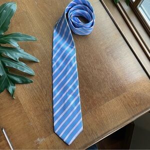 Paul Smith 100% Silk Blue & Pink Striped Men’s Tie 4" X 59"